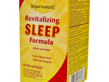 Enzymatic Therapy Fatigued to Fantastic Revitalising Sleep Formula 90 VCaps Online