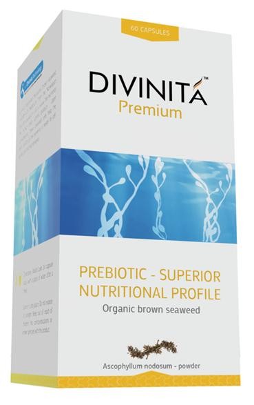 Divinita  Premium, Prebiotic, Organic Brown Seaweed, 60 Capsules Sale