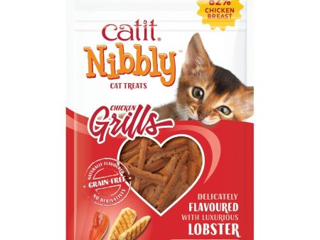 Catit Nibbly Chicken & Lobster Grills Treats 30g For Sale