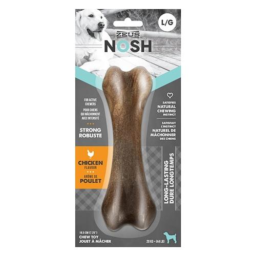 Zeus NOSH STRONG Chew Bone Toy Chicken Flavor 3 Sizes For Discount