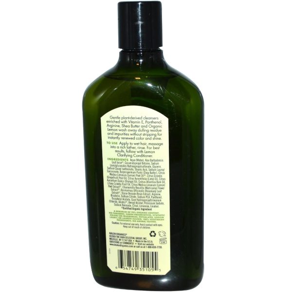 Avalon Organics, Shampoo Clarifying Lemon (325ml)s Online now