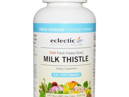 Ecclectic Institute Milk Thistle Organic Non GMO 600mg 250 Capsules Online