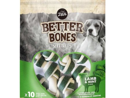 Zeus Better Bones Lamb & Mint Small Bones Pack of 10 Online now