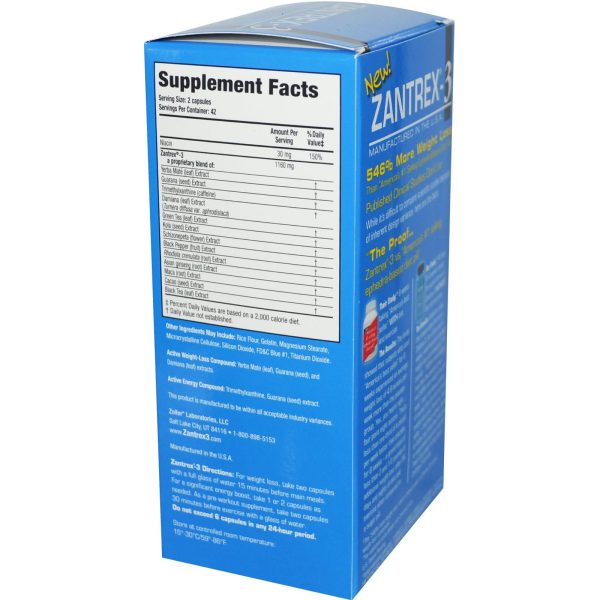 Zoller Laboratories Zantrex-3 Rapid Weight Loss 84 Capsules Online Hot Sale