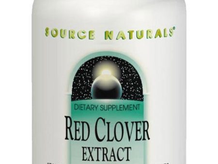 Source Naturals Red Clover Extract 500 mg 60 Tablets Hot on Sale