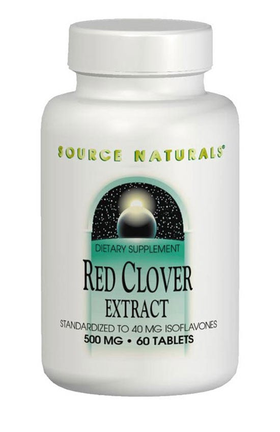 Source Naturals Red Clover Extract 500 mg 60 Tablets Hot on Sale