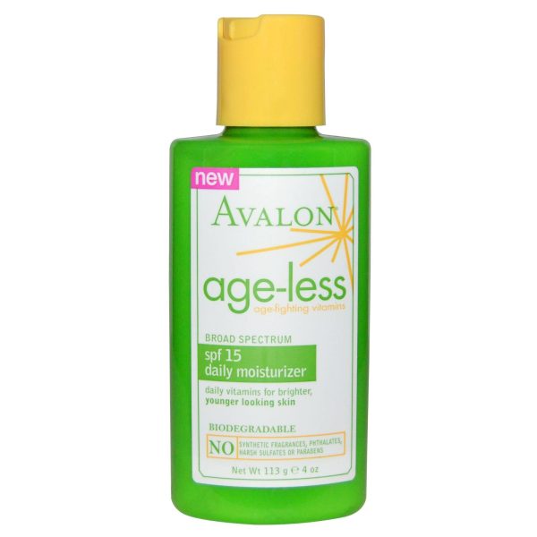 Avalon Organics, Age-Less, Daily Moisturiser, 4 oz, 113 grams For Cheap