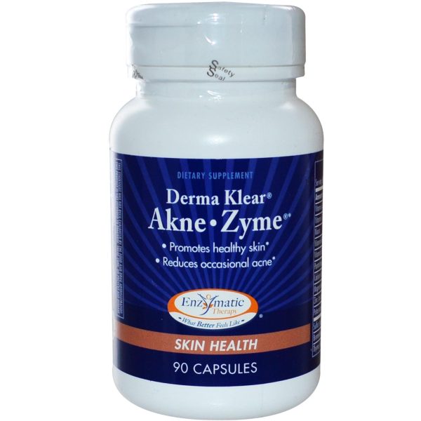 Enzymatic Therapy, Derma Klear Akne - Zime, Skin Health, 90 Capsules Sale