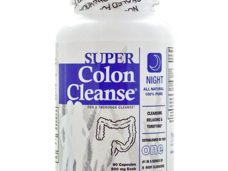 Health Plus, Super Colon Cleanse, 500 mg, 90 Capsules - Supplement Supply