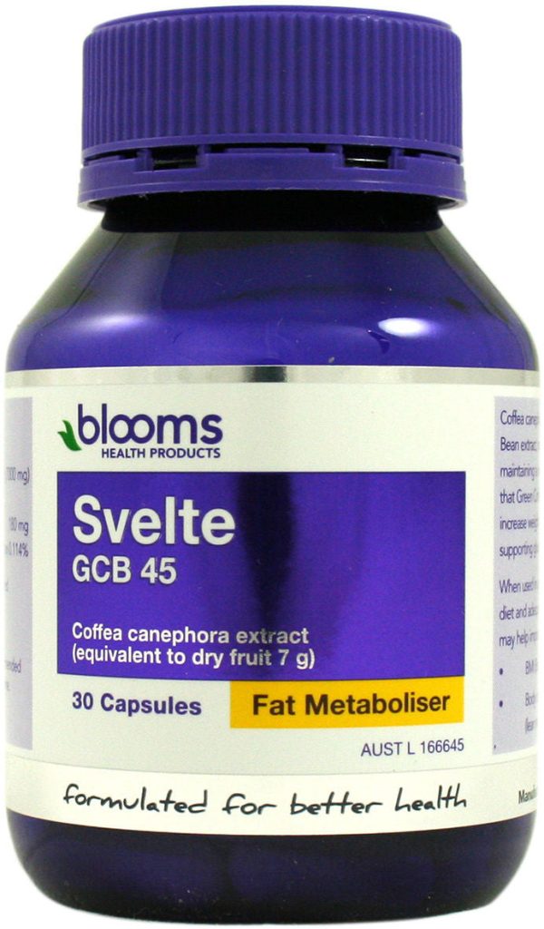 Blooms Health Products, Svelte GCB 45, 30 Capsules Online Hot Sale