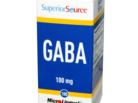 Superior Source, Gaba, 60 MicroLingual Tablets on Sale