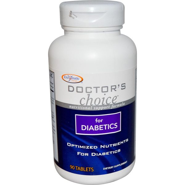 Enzymatic Therapy, Optimised Nutrients for Diabetics, 90 Tablets on Sale