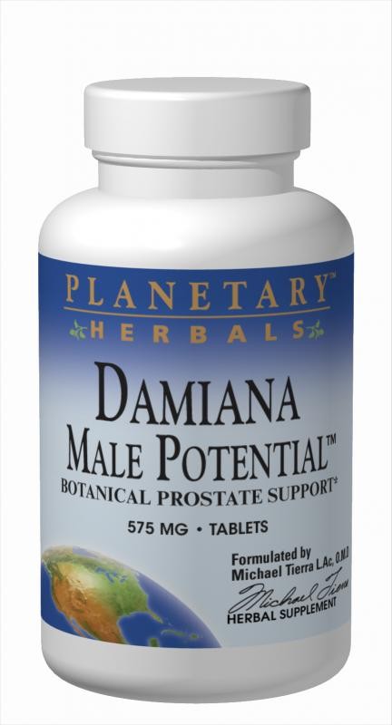 Planetary Herbals, Damiana Male Potential, 575 mg, 90 Tablets Online now