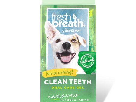 Tropiclean Fresh Breath Oral Dental Care Gel for Dogs 118ml Supply