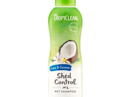 Tropiclean Dog Grooming Lime and Coconut Shampoo Shed Control 355ml Online