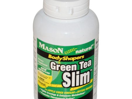 Mason Vitamins Green Tea Slim 60 Tablets - Dietary Supplement For Discount