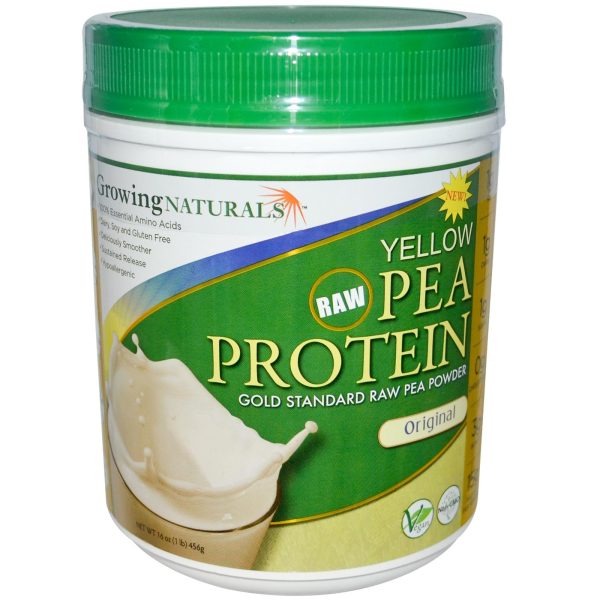 Growing Naturals Yellow Pea Protein Original 456 g Online Hot Sale