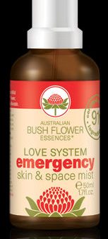 Australian Bush Flowers, Emergency Skin & Space Mist 50 ml Fashion