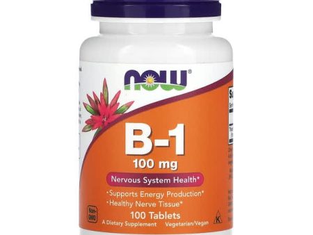 Now Foods Vitamin B1 100 Tablets For Sale