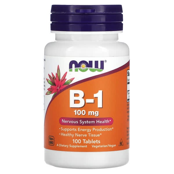 Now Foods Vitamin B1 100 Tablets For Sale