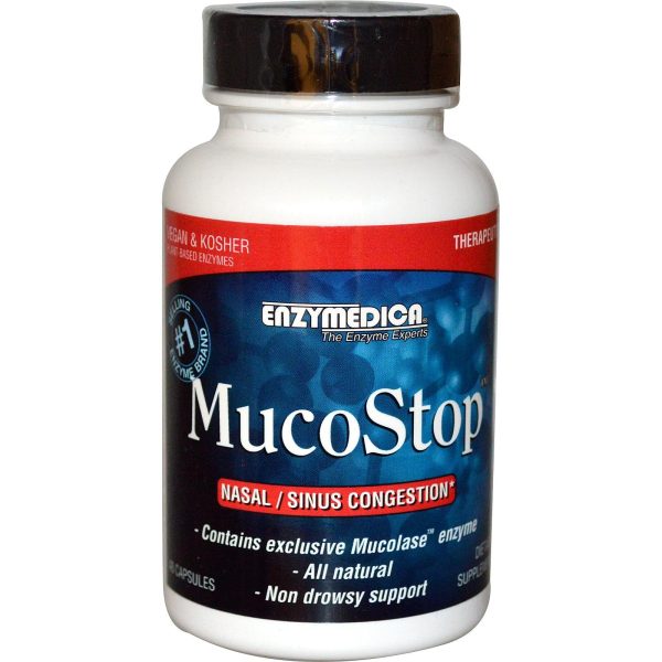 Enzymedica, MucoStop, 48 Capsules Online Hot Sale