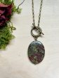 Large Dragon s Blood Jasper Toggle Necklace Online Hot Sale