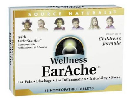 Source Naturals, Wellness, Earache, 48 Homeopathic Tablets on Sale