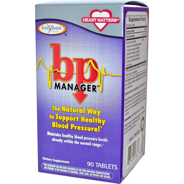 Enzymatic Therapy, bp Manager, 90 Tablets For Discount