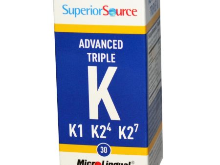 Superior Source, Advanced K, 30 MicroLingual Instant Dissolve Tablets Sale