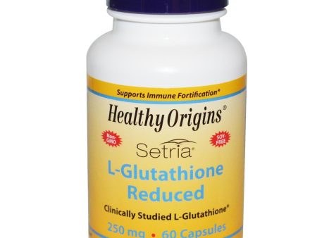 Healthy Origins Setria L-Glutathione Reduced 500mg 60 Caps For Sale