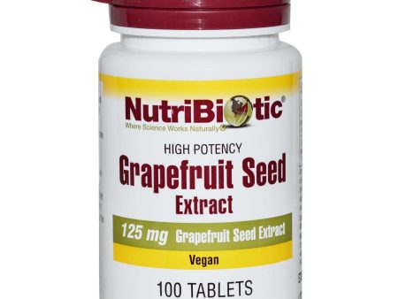 Nutribiotic Grapefruit Seed Extract 125mg 100 Tablets For Discount