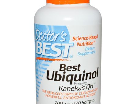 Doctor s Best Ubiquinol Featuring Kaneka s QH 200 mg 120 Caps Online Sale