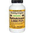 Healthy Origins Nattokinase 2,000 FU s 100mg 180 VCaps For Cheap