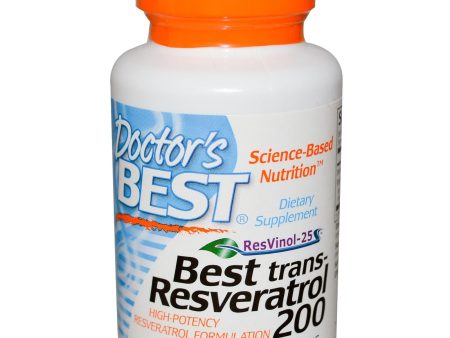 Doctor s Best Trans Resveratrol 200 200mg 60 Veggie Caps Online now