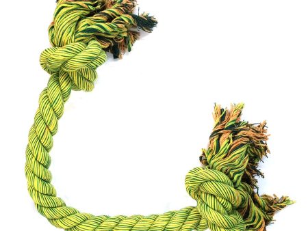 Nuts for Knots King Size Dog Tug Rope Toy Green 2 Sizes Cheap