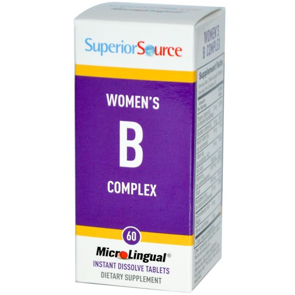 Superior Source Women s B Complex 60 MicroLingual Tablets Fashion