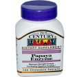 21st Century Health Care Papaya Enzyme 100 Chewable Tablets For Sale