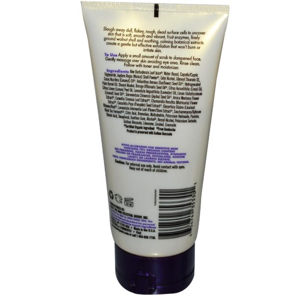 Avalon Organics, Exfoliating Enzyme Scrub Lavender, Luminosity (113g) Cheap