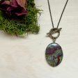 Large Dragon s Blood Jasper Toggle Necklace Online Hot Sale