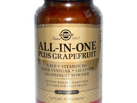 Solgar All-In-One Plus Grapefruit 250 Tablets - Dietary Supplement Fashion