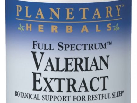 Planetary Herbals Valerian Extract Full Spectrum 650 mg 60 Tablets Discount