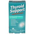 NatraBio Thyroid Support 60 Tablets - Natural Supplement For Discount