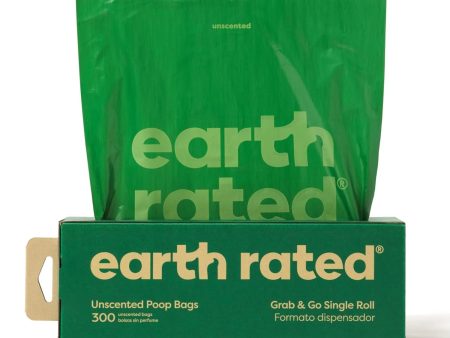 Earth Rated 300 Poo Bags on a Roll Unscented Online Sale