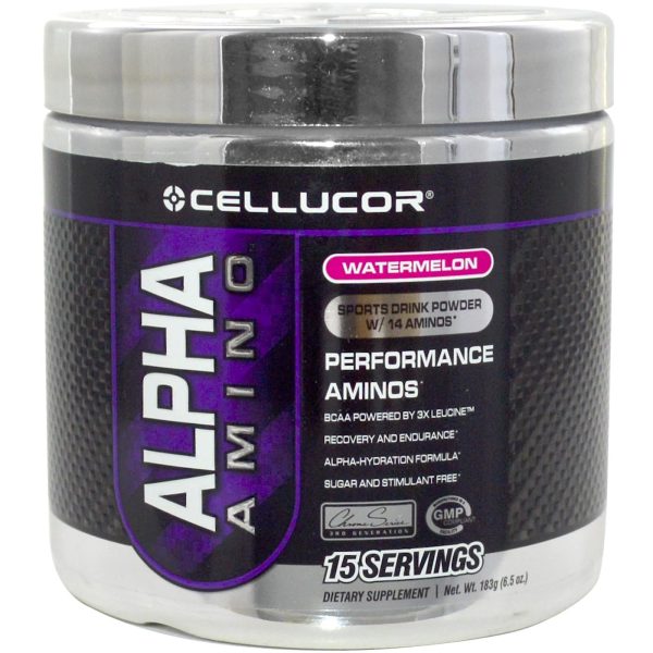 Cellucor, Alpha Amino, Sports Drink Powder, Watermelon, 183 g Online