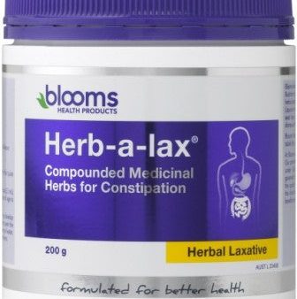 Blooms Health Products, Herb-a-lax, Powder, 200 g - Health supplement Online now