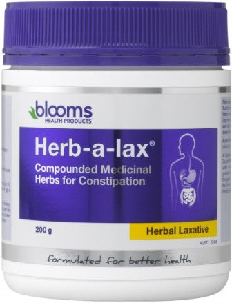 Blooms Health Products, Herb-a-lax, Powder, 200 g - Health supplement Online now