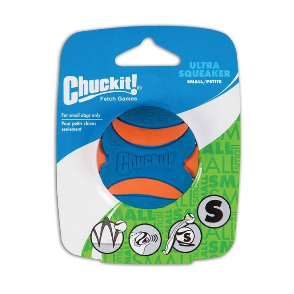 Chuckit Ultra Squeaker Rubber Fetch Balls 5 Sizes For Discount