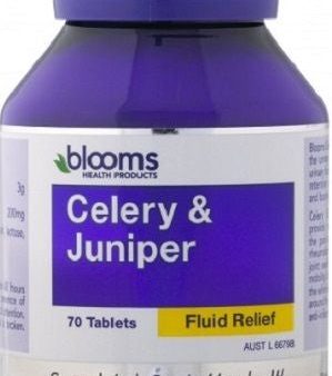 Blooms Health Products, Celery & Juniper, 70 Tablets Fashion