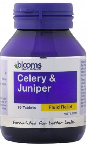 Blooms Health Products, Celery & Juniper, 70 Tablets Fashion