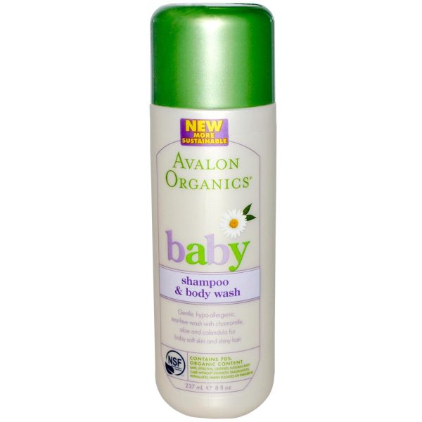 Avalon Organics Baby Shampoo & Body Wash (237ml) Online Sale